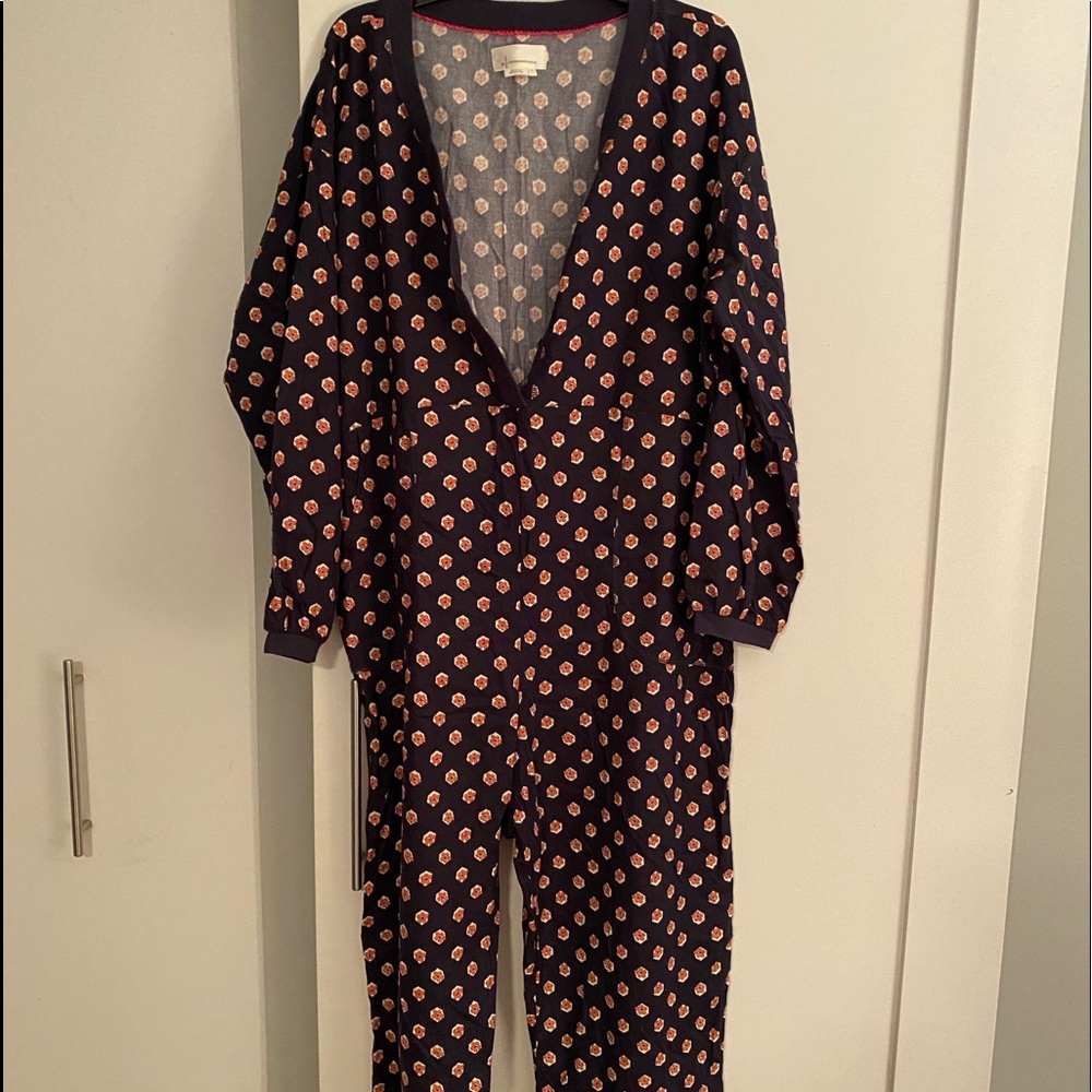 Anthropologie sleep jumpsuit